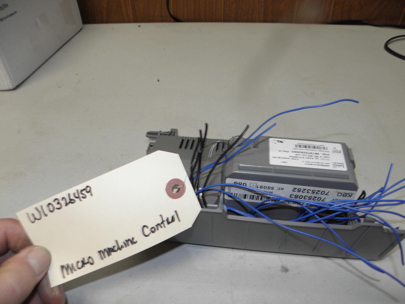 WHIRLPOOL DUET FRONT LOAD WASHER W10326459 MICROCOMPUTER MACHINE CONTROL USED WHIRLPOOL DUET FRONT LOAD WASHER W10326459 MICROCOMPUTER MACHINE CONTROL USED